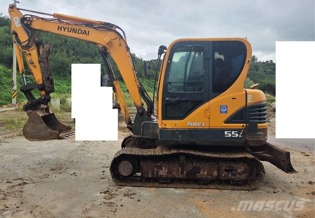 Hyundai Robex 55 소형 굴삭기 7톤 미만