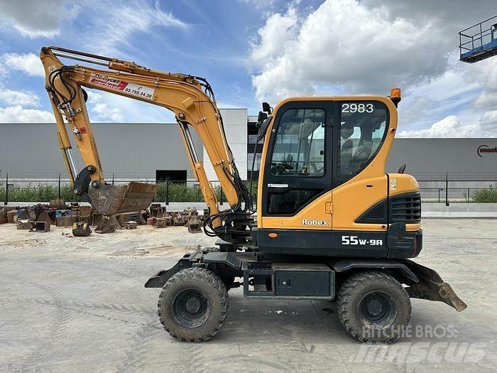 Hyundai R55W-9A  휠 굴삭기