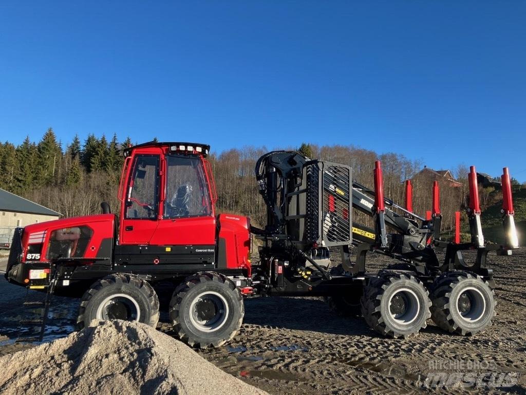 Komatsu 895 원목 포워더