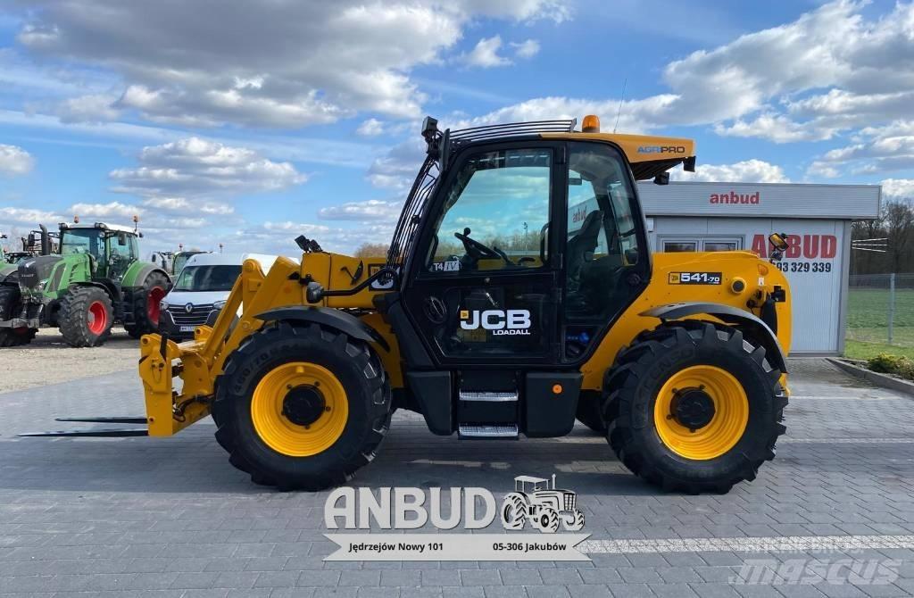 JCB 541-70 Agri Pro 텔레스코픽 휠 로더