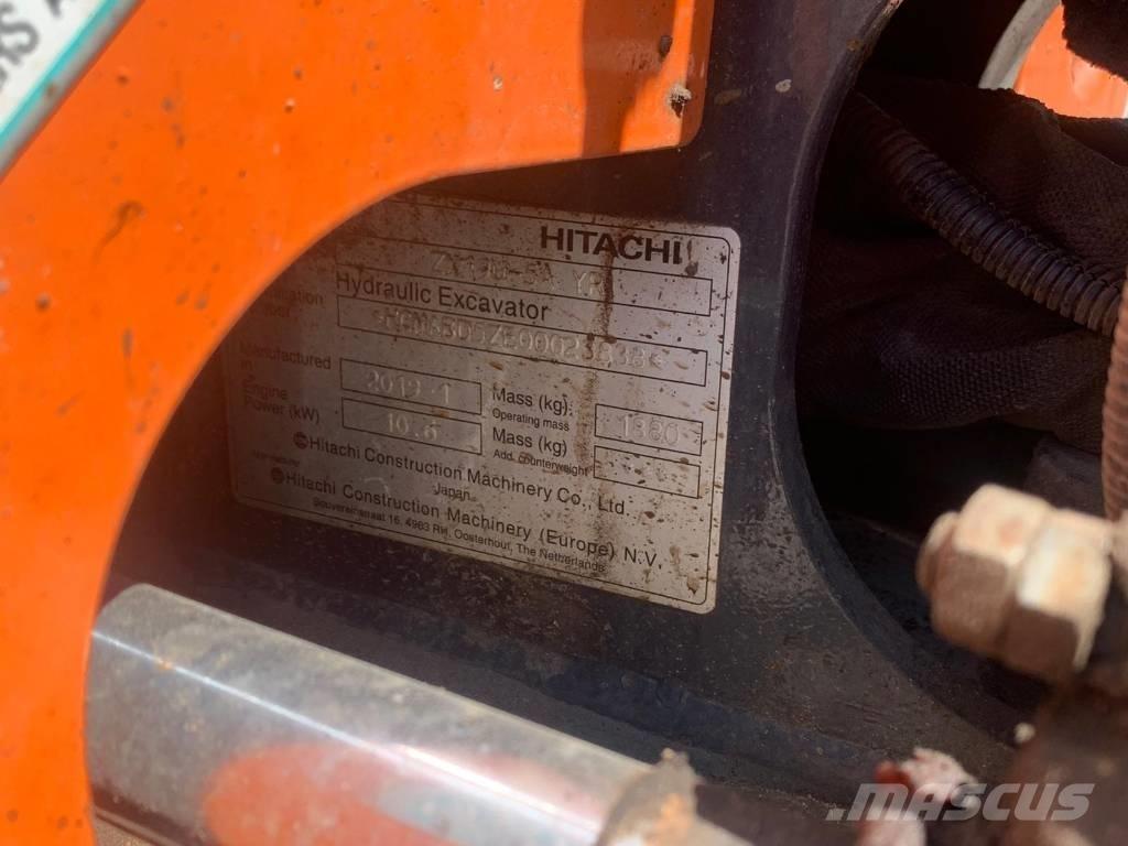 Hitachi ZX 19 U-5 소형 굴삭기 7톤 미만