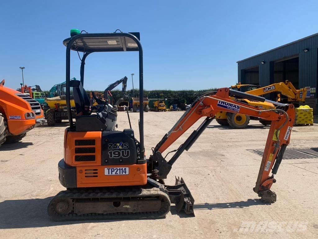 Hitachi ZX 19 U-5 소형 굴삭기 7톤 미만