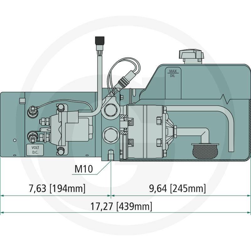  Hydraulaggregat 24V 유압식 기계