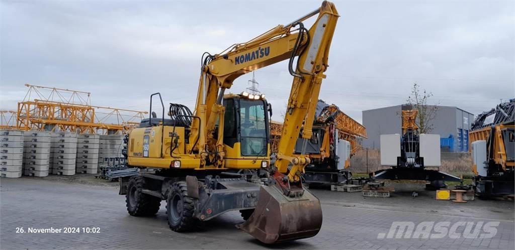 Komatsu PW160-7E0  휠 굴삭기