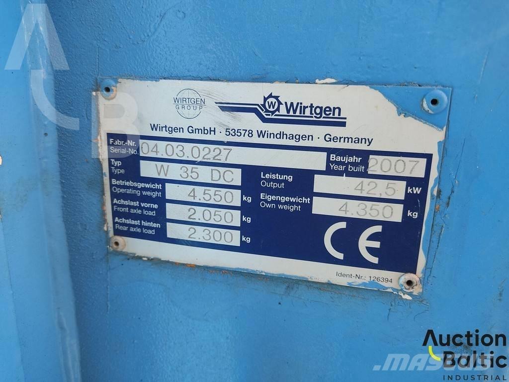Wirtgen W35DC 아스팔트 콜드 밀링 기계