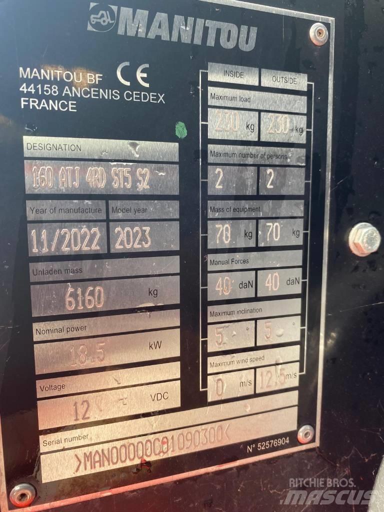 Manitou 160 ATJ 관절형 전동이동 리프트