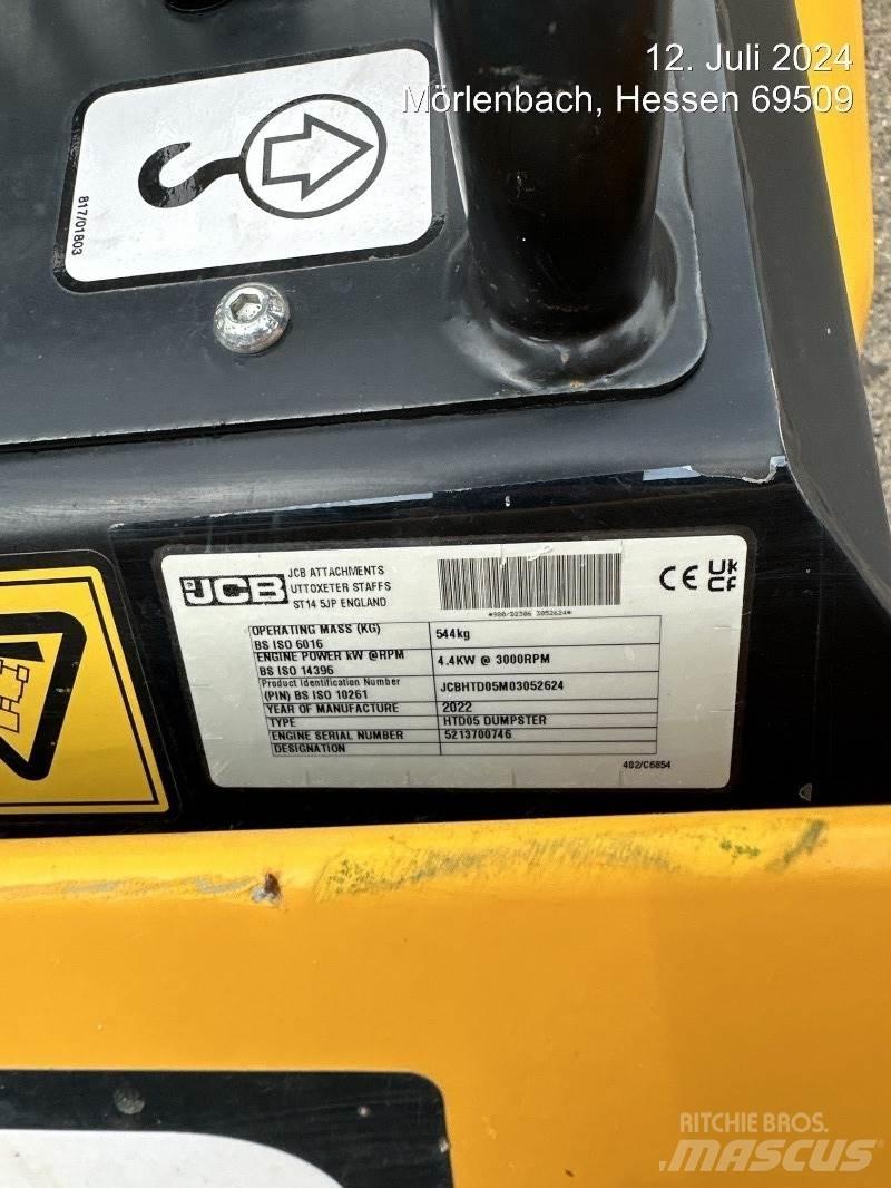 JCB HTD5 건설현장 덤프트럭
