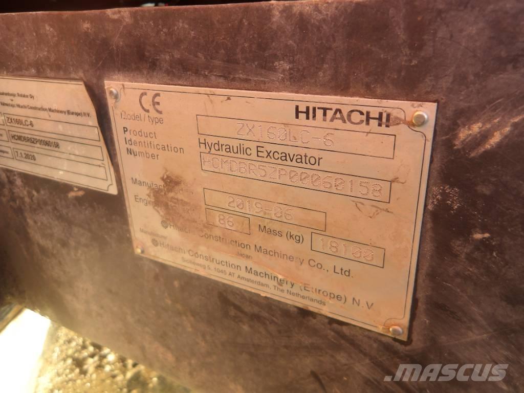 Hitachi ZX 160 LC 대형 굴삭기 29톤 이상