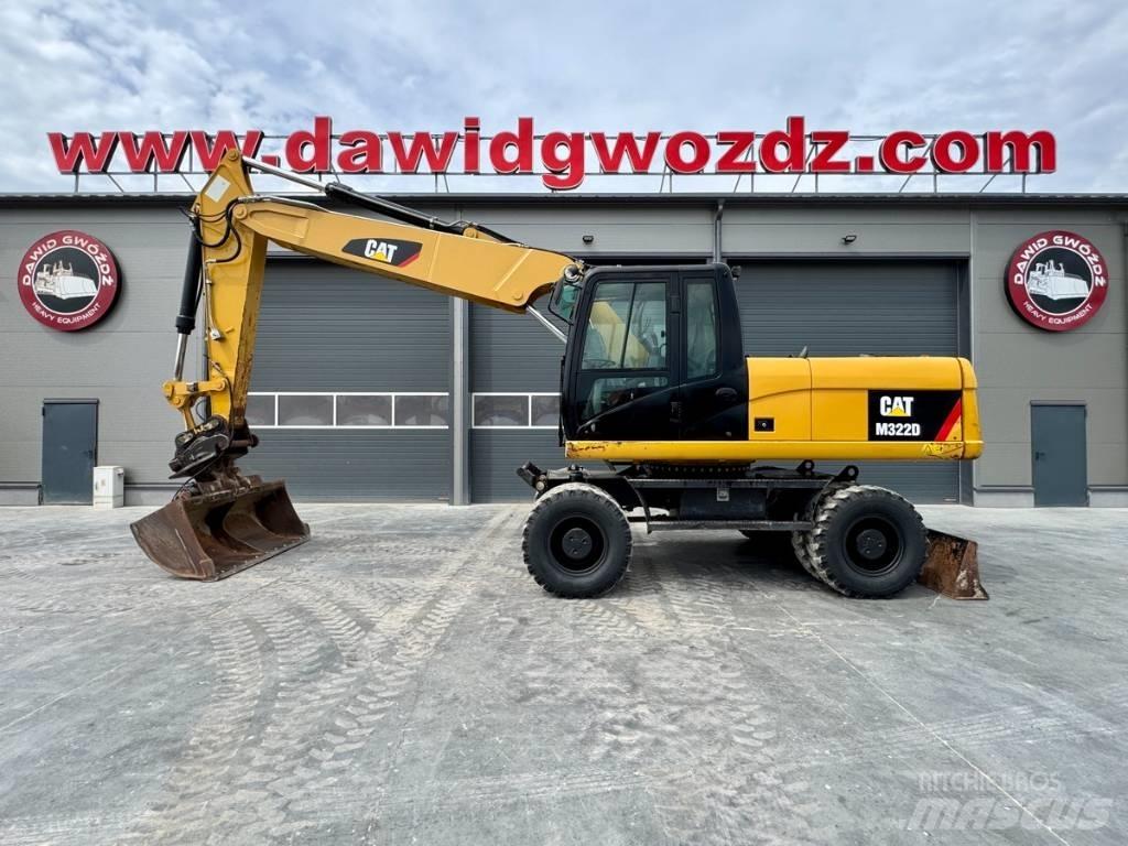 CAT M322D  휠 굴삭기