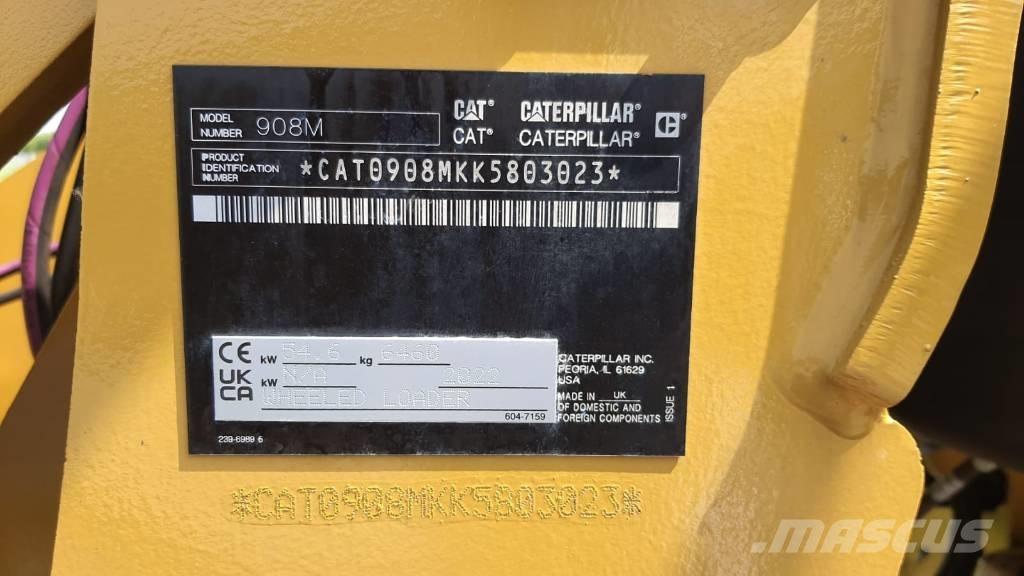 CAT 908M  휠로우더