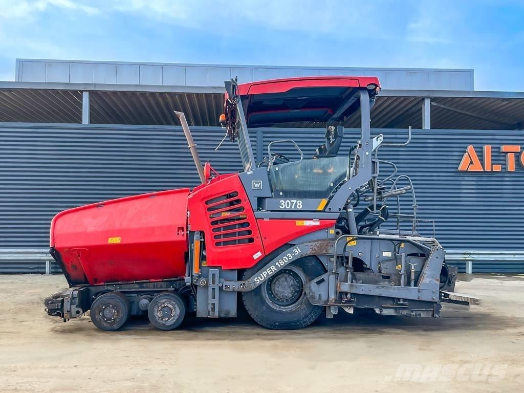 Vögele SUPER 1803-3I 아스팔트 포장장비