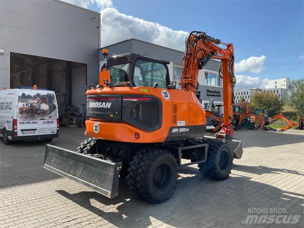Doosan DX100W-7  휠 굴삭기