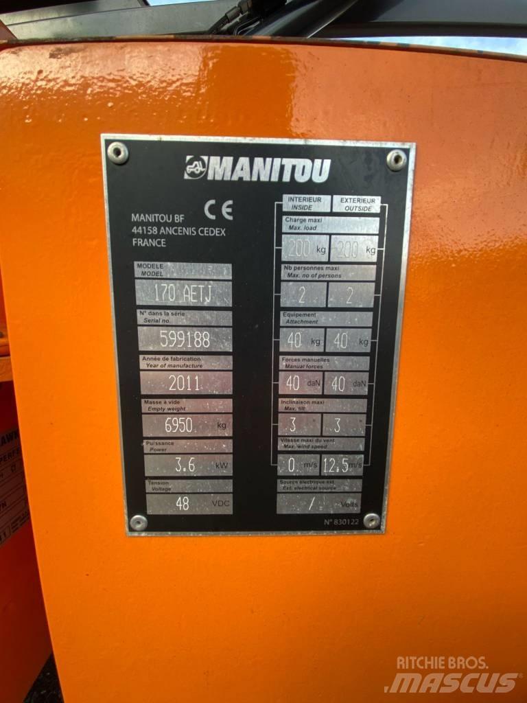 Manitou 170AETJ-L 관절형 전동이동 리프트