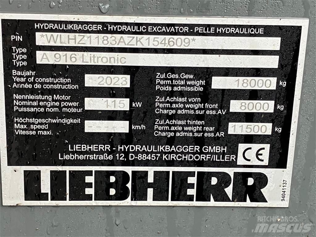 Liebherr A916  휠 굴삭기