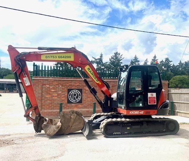 Kubota KX 080-4 중형굴삭기 7톤-28톤