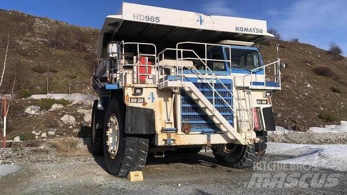 Komatsu HD985 - 건설현장 덤프트럭