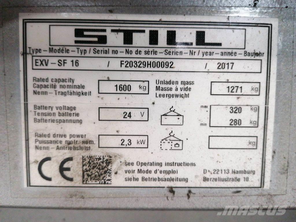 Still EXV SF 16 포크리프트