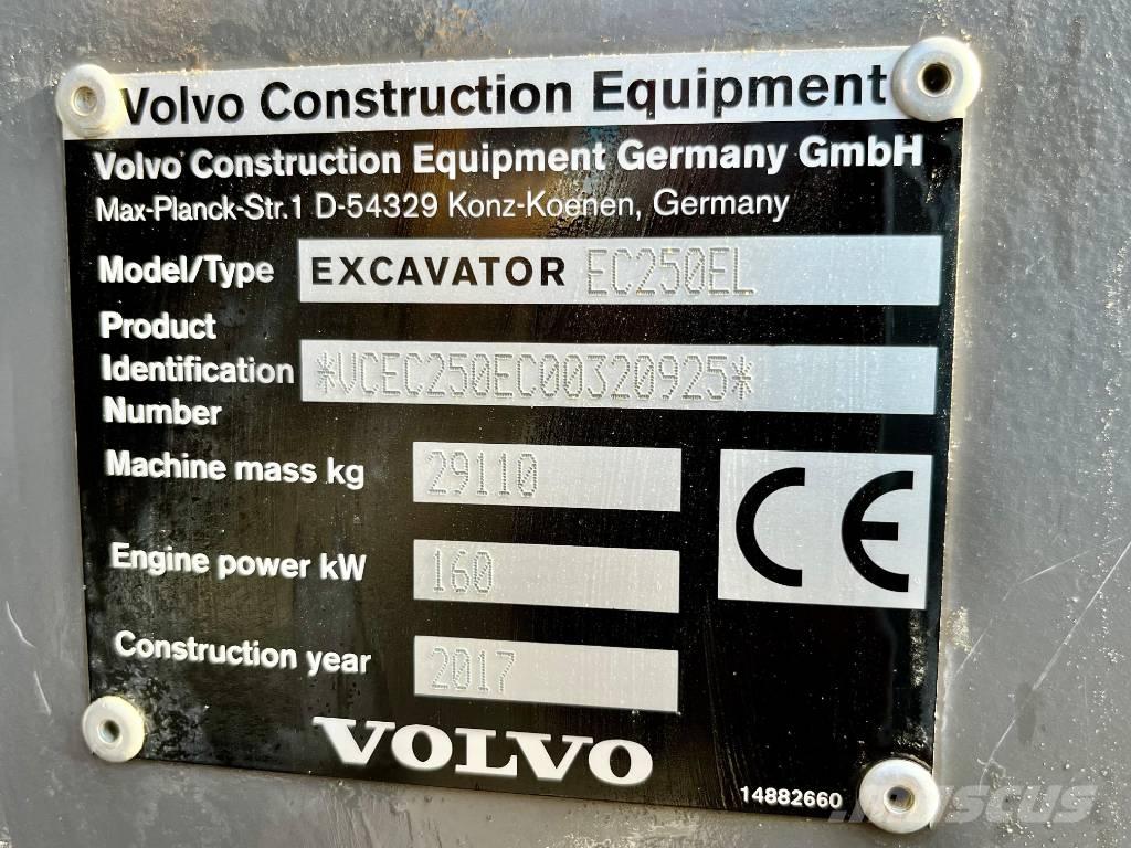 Volvo EC 250 E 대형 굴삭기 29톤 이상