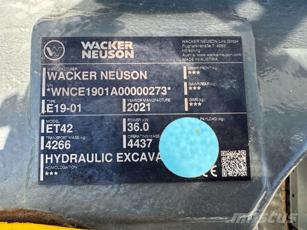 Wacker Neuson ET42 대형 굴삭기 29톤 이상