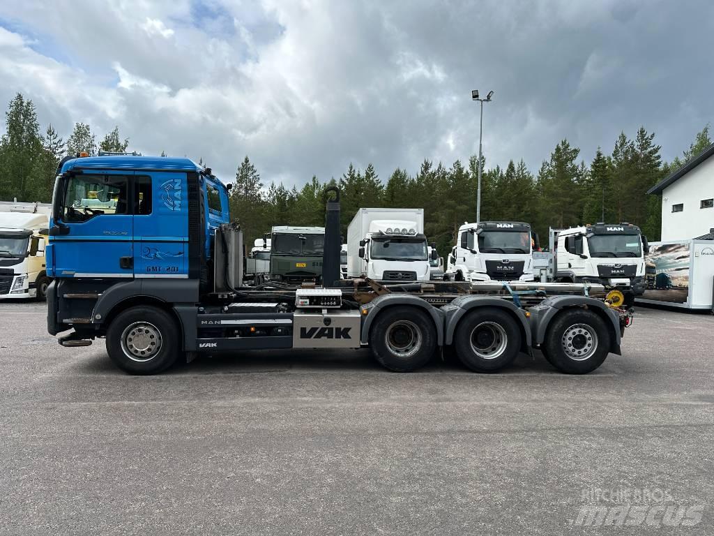 MAN TGX 35.640 훅 리프트 트럭