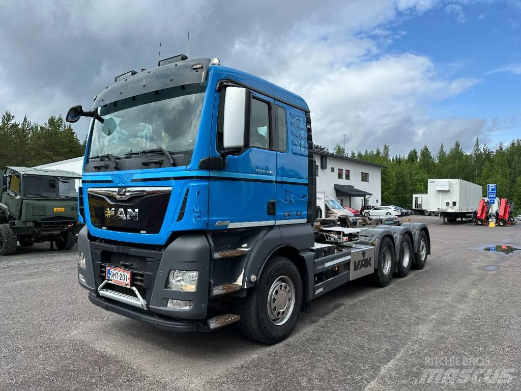 MAN TGX 35.640 훅 리프트 트럭