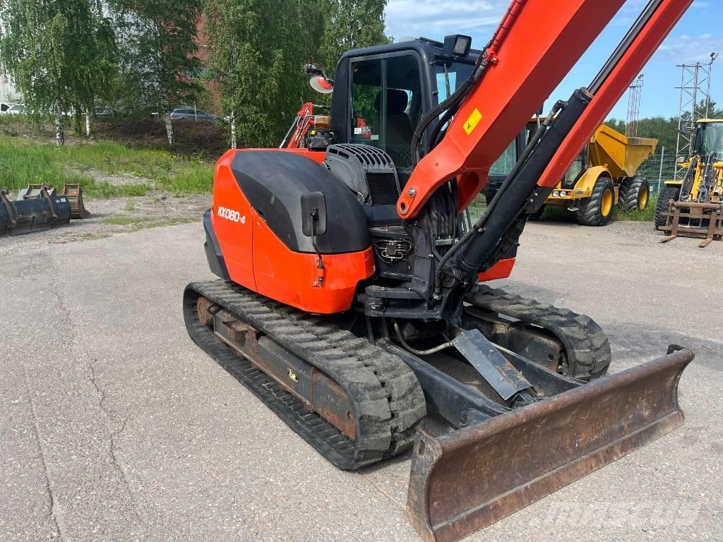 Kubota KX 080 중형굴삭기 7톤-28톤