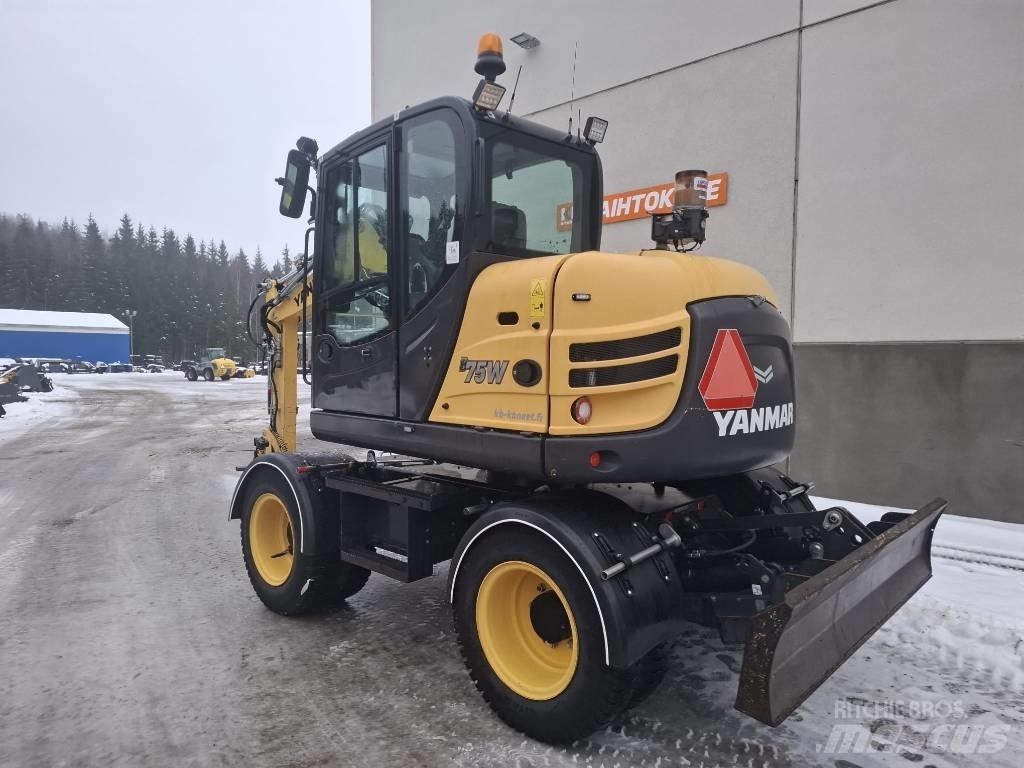 Yanmar B 75 W  휠 굴삭기