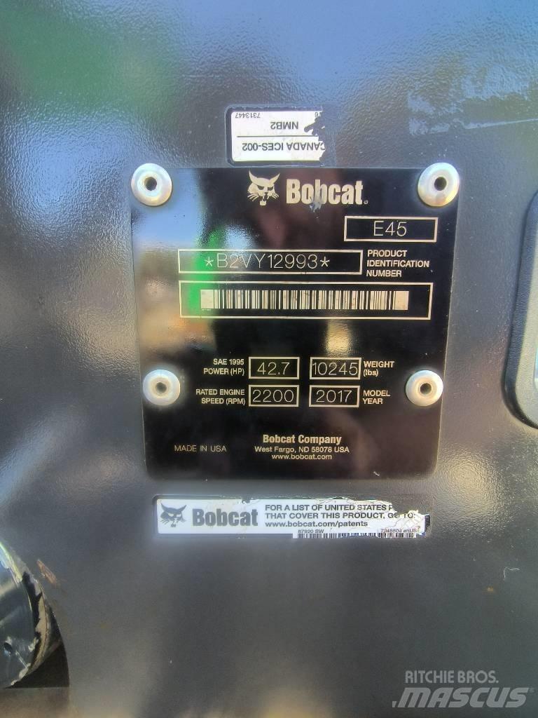 Bobcat E 45 소형 굴삭기 7톤 미만
