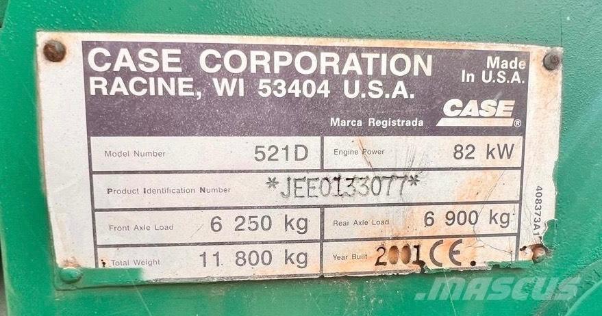 CASE 521 D  휠로우더