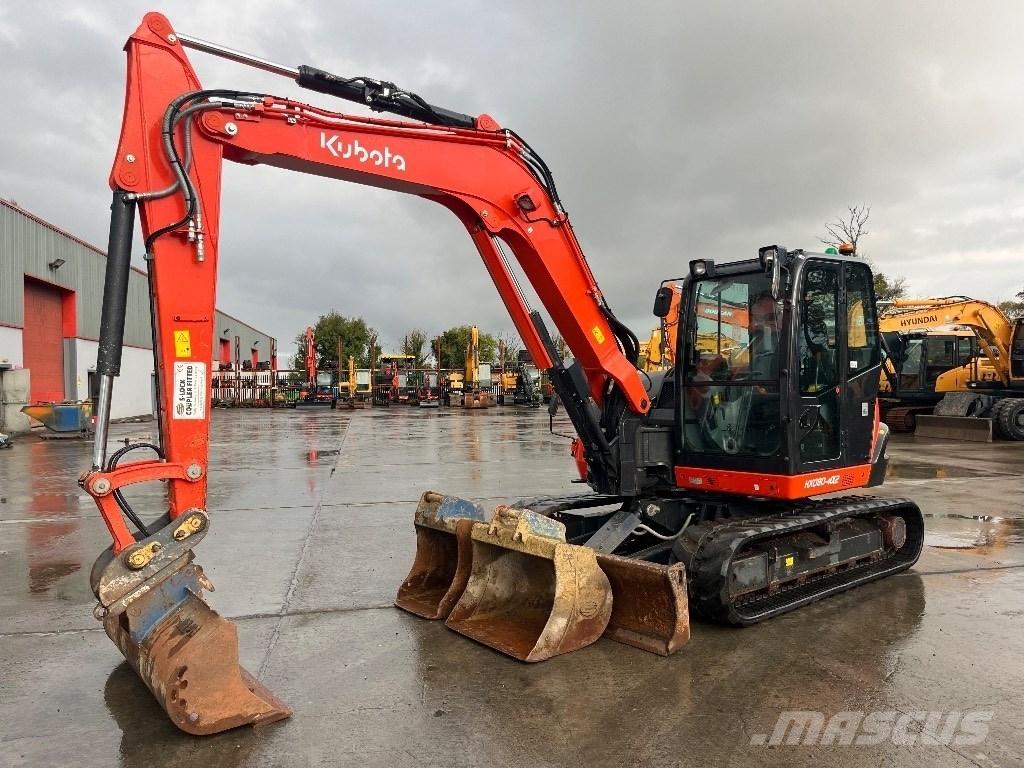 Kubota KX 080-4 중형굴삭기 7톤-28톤