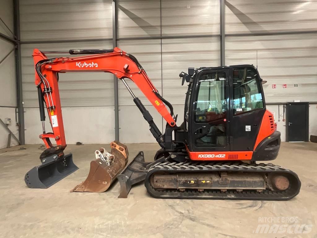 Kubota KX 080-4 A 2 중형굴삭기 7톤-28톤