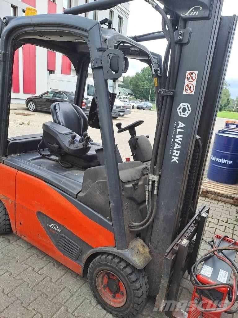 Linde E16 전동 지게차