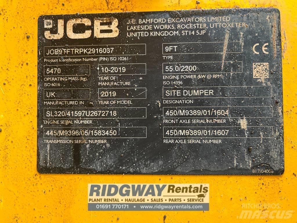 JCB 9 Ton dumper 건설현장 덤프트럭