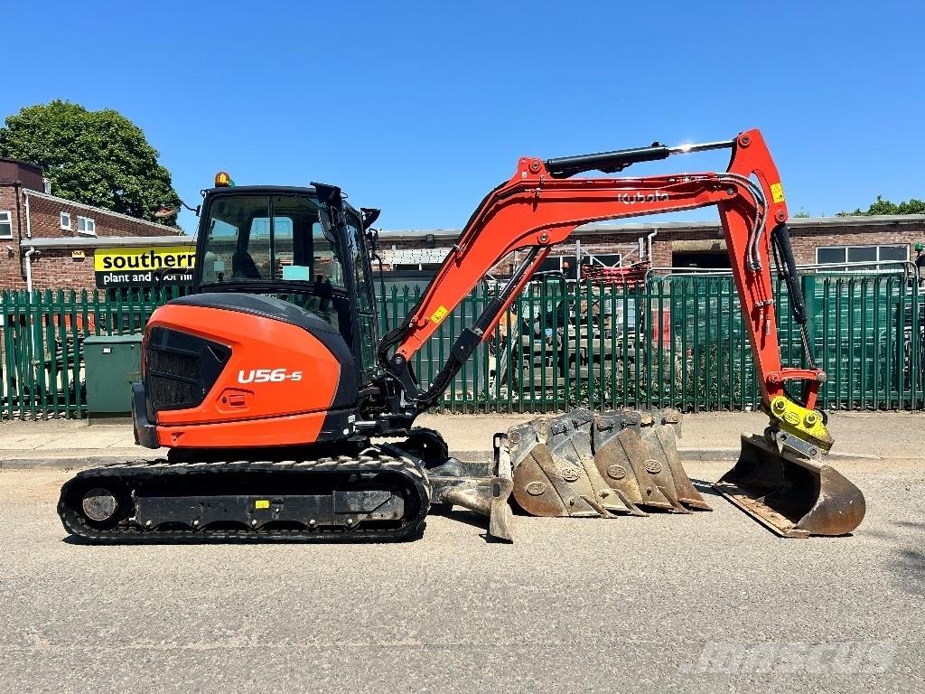 Kubota U 56-5 소형 굴삭기 7톤 미만