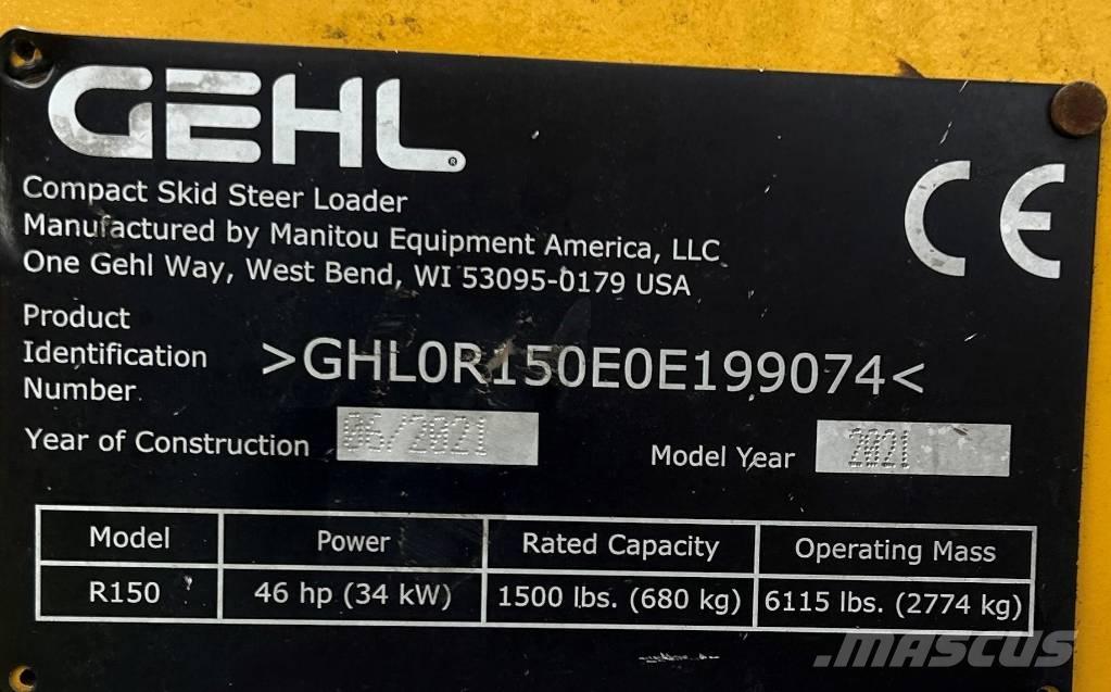 Gehl R150 미니 로더