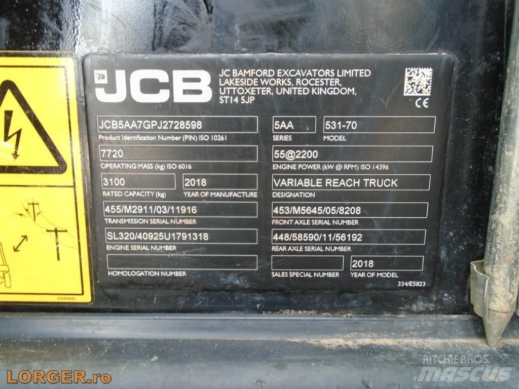 JCB 531-70 농업용 텔레 핸들러