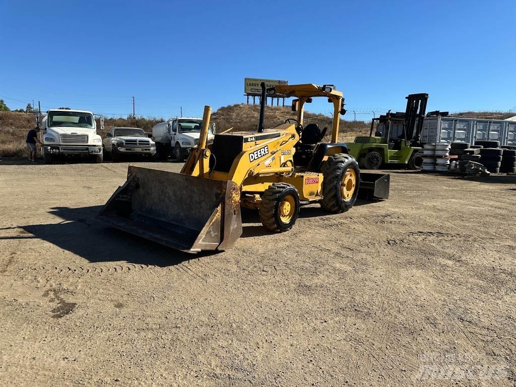 John Deere 210LE 프론트 로더 및 굴착기
