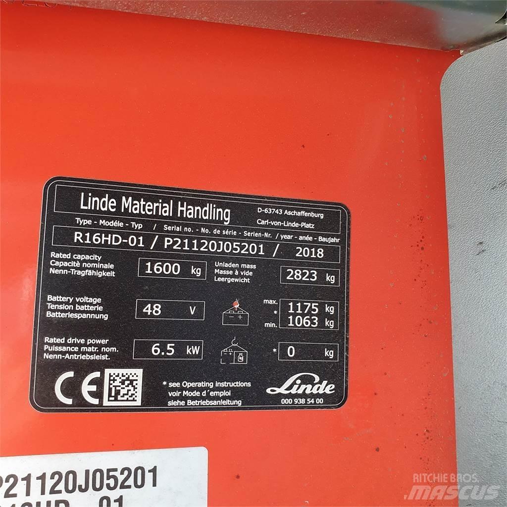 Linde R16HD 리치 트럭