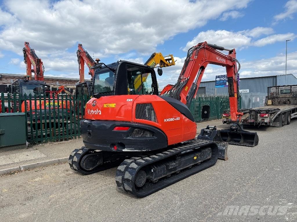 Kubota KX 080-4 중형굴삭기 7톤-28톤