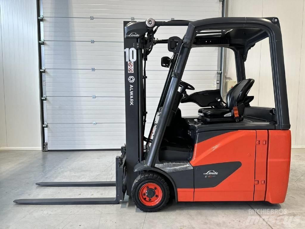 Linde E16H 전동 지게차