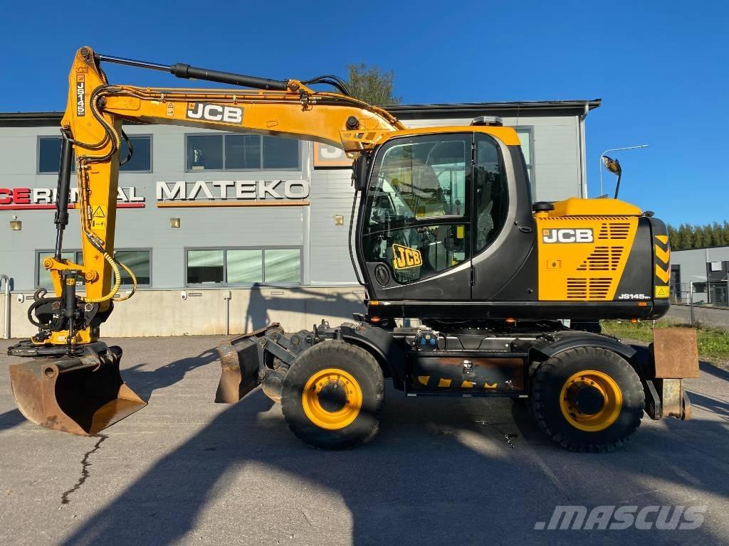 JCB JS145W T4i  휠 굴삭기