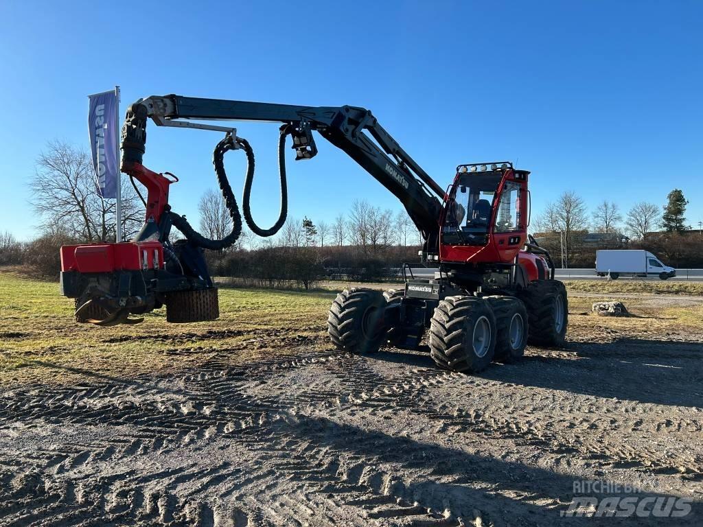 Komatsu 931 원목 하베스터