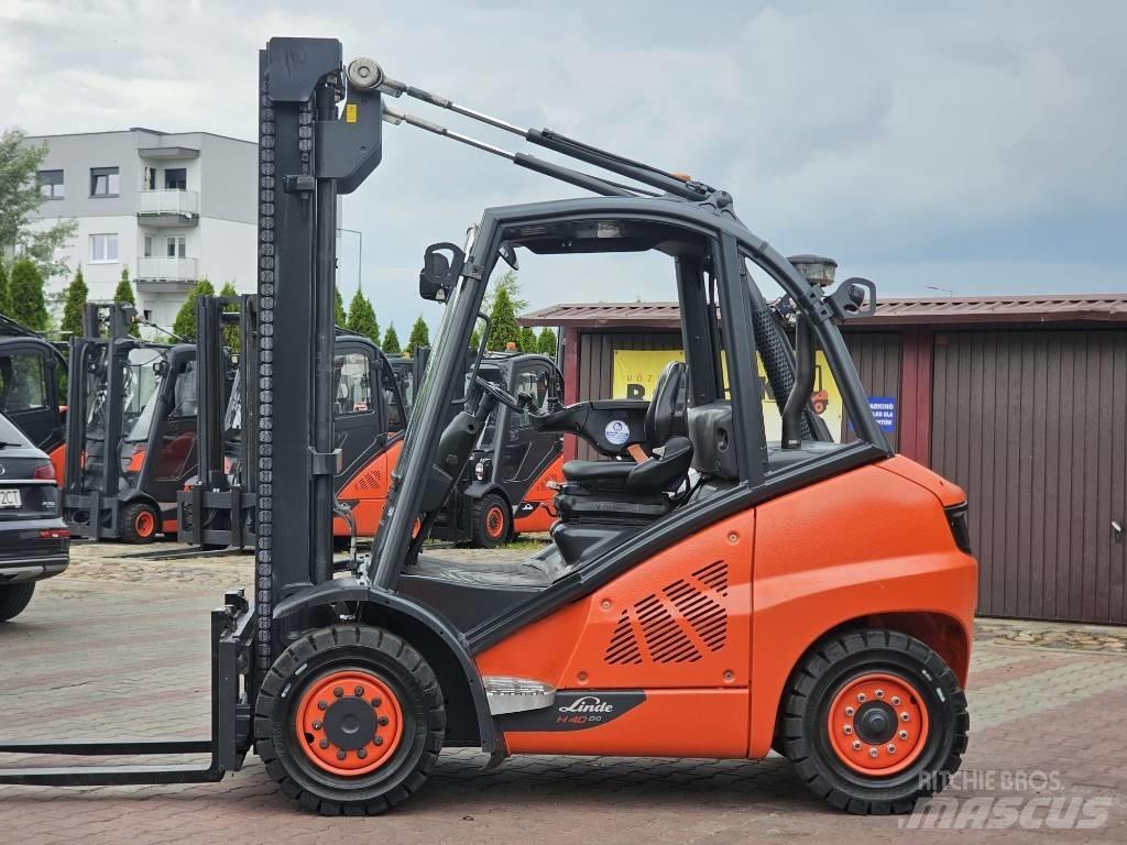 Linde H40D-02 디젤 지게차