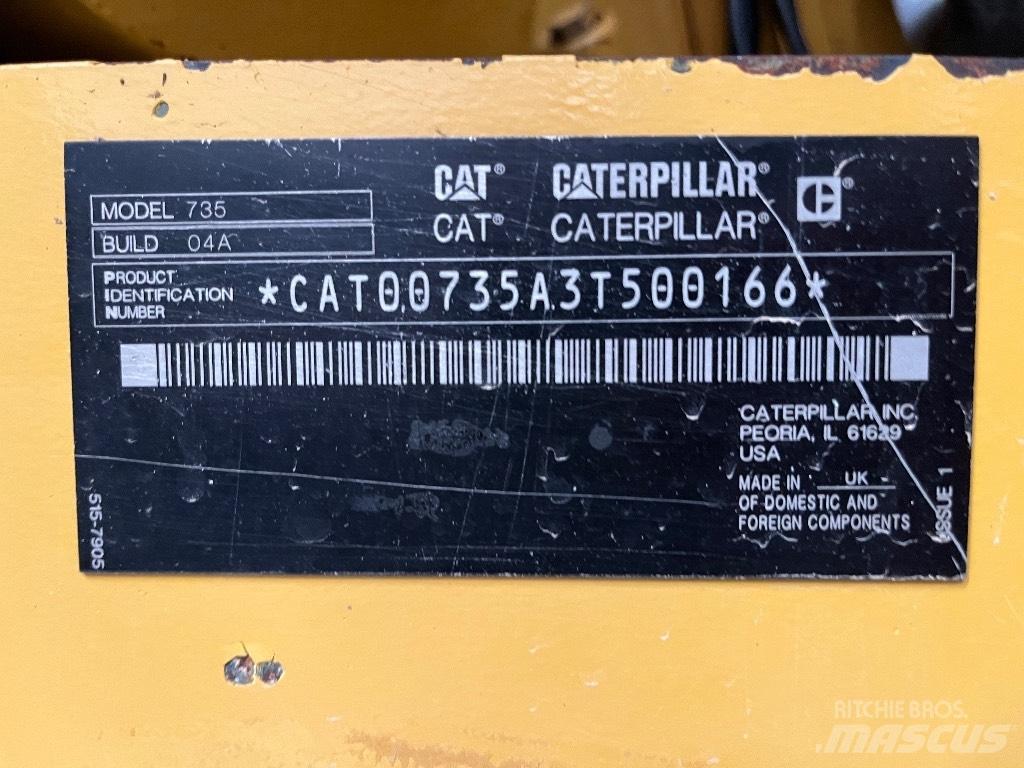 CAT 735 연결식 홀러