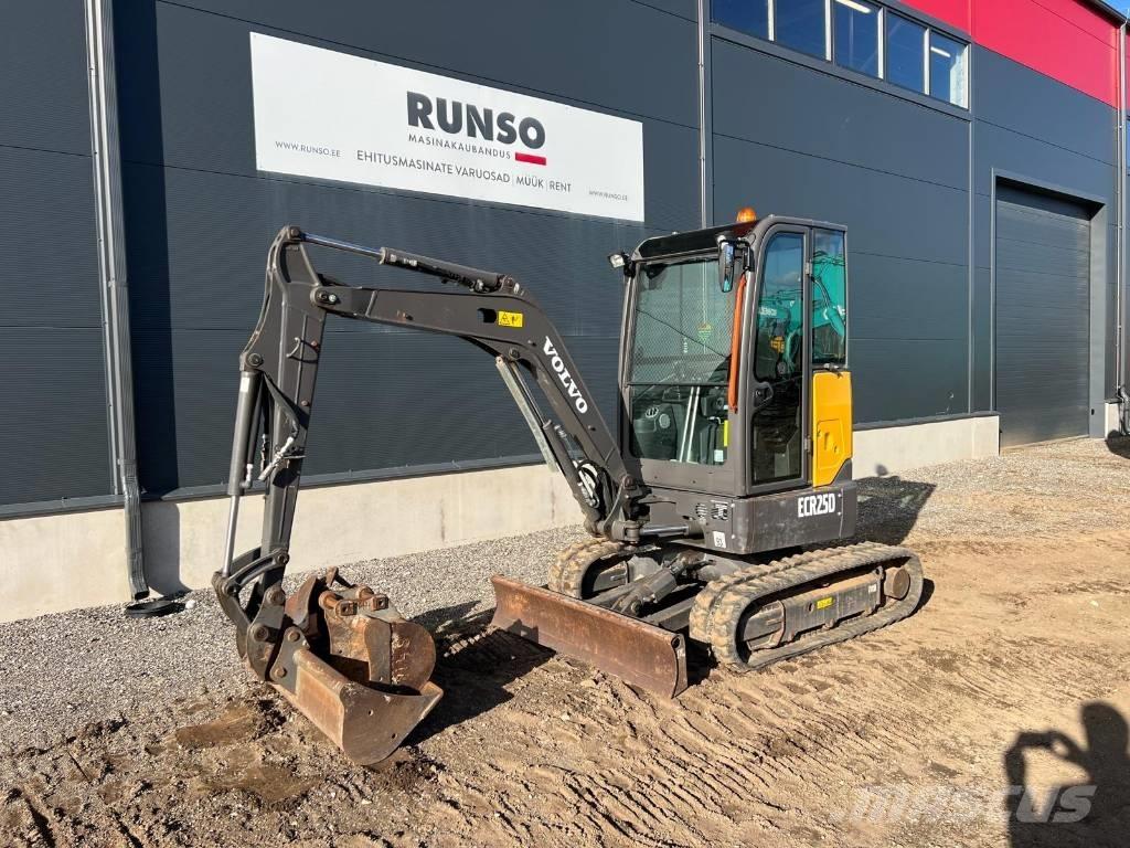 Volvo ECR 25 D 소형 굴삭기 7톤 미만