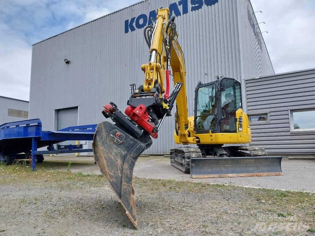 Komatsu PC80MR-5 중형굴삭기 7톤-28톤