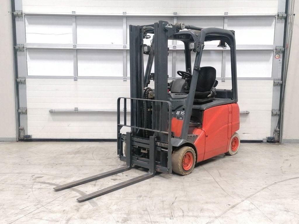 Linde E16PH-01 전동 지게차