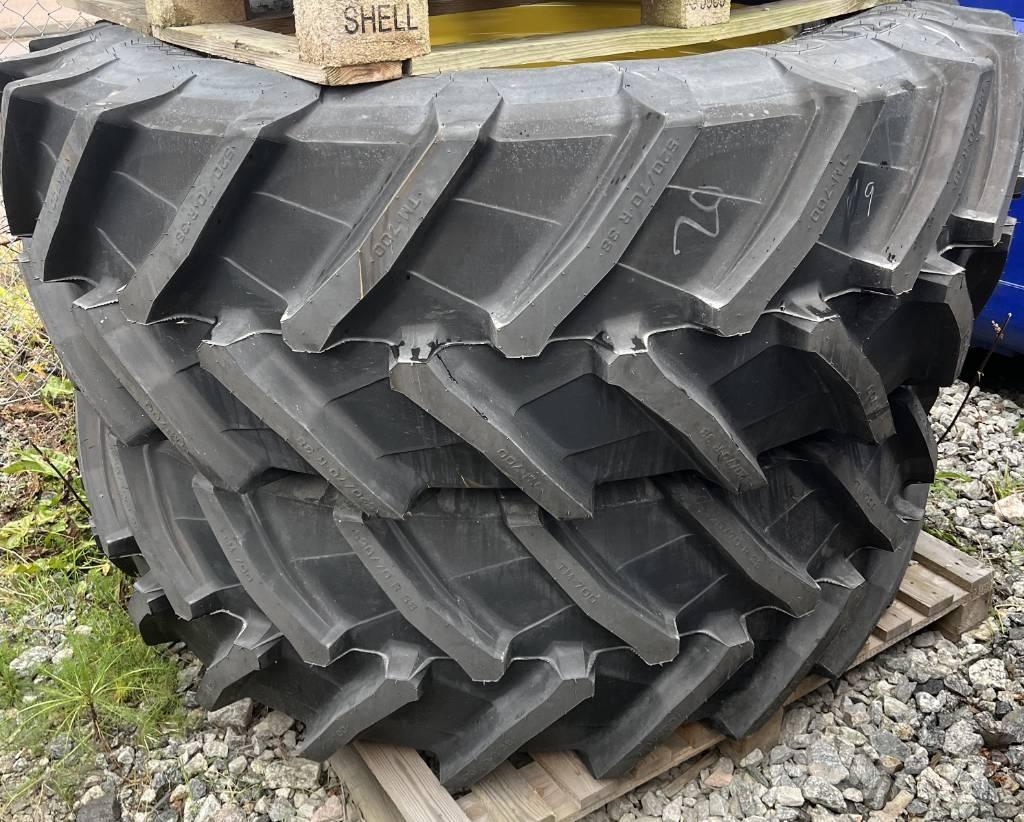 Trelleborg 520/70R38 타이어, 휠 및 림