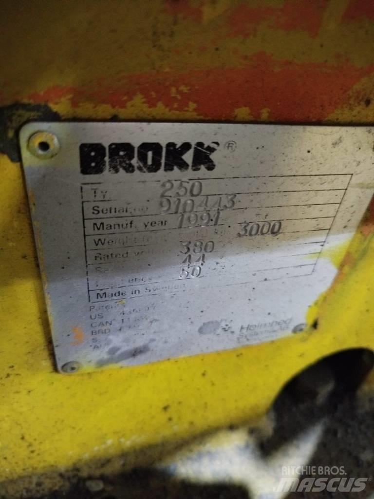 Brokk 250 소형 굴삭기 7톤 미만