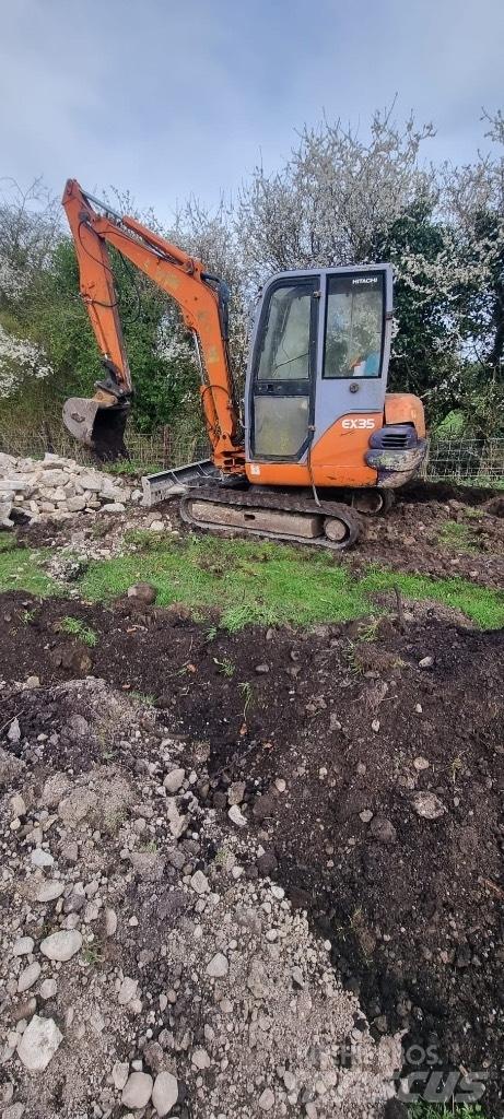 Hitachi Ex35 소형 굴삭기 7톤 미만